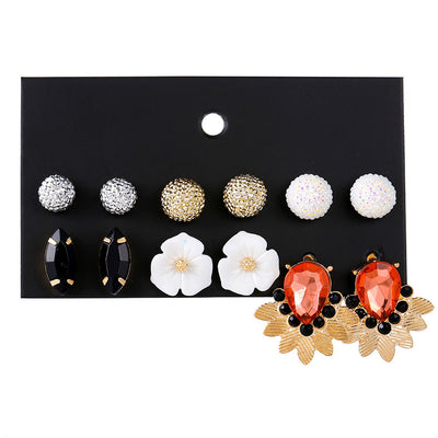 Scintillare by Sukkhi Glimmery Gold Plated Stud Earring Combo for Women