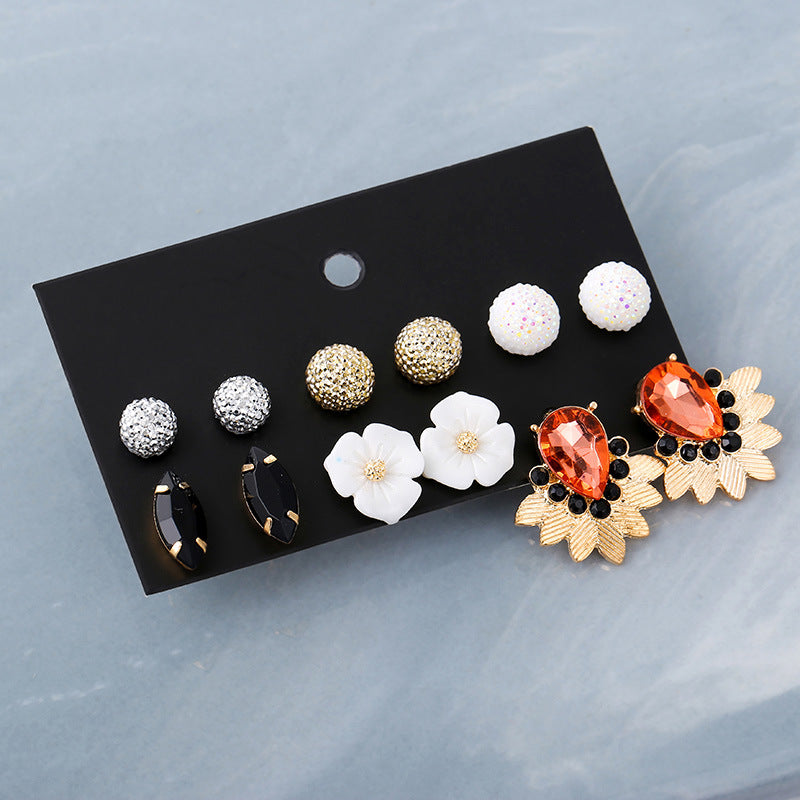 Scintillare by Sukkhi Glimmery Gold Plated Stud Earring Combo for Women