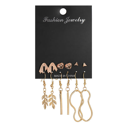Scintillare by Sukkhi Glossy Gold Plated Stud & Dangle Earring Combo for Women