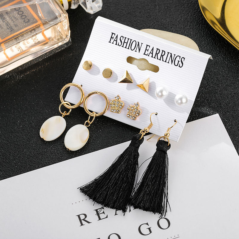 Scintillare by Sukkhi Dazzling Gold Plated Stud & Dangle Earring Combo for Women