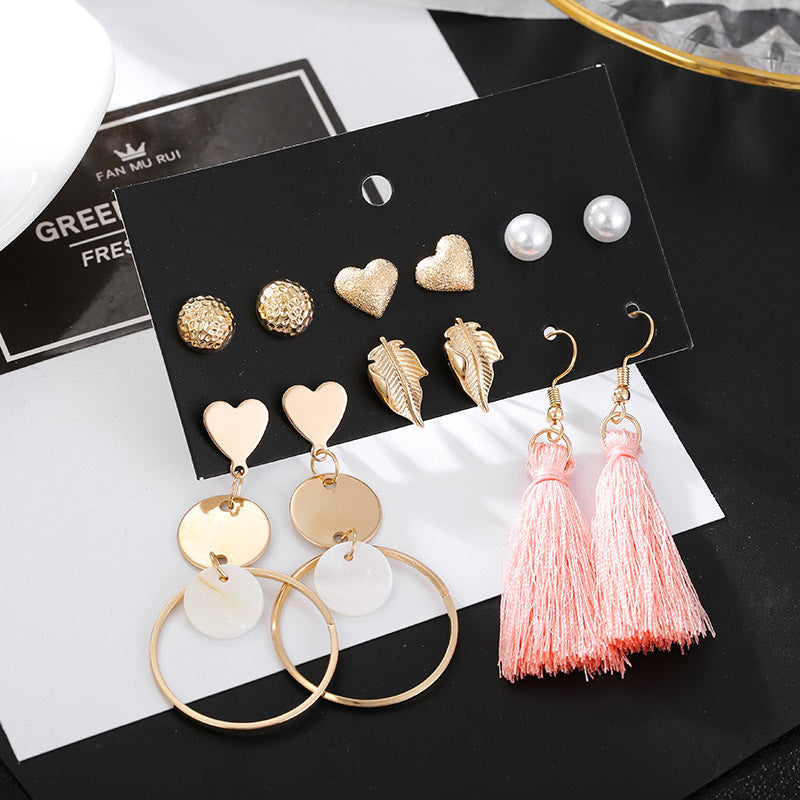 Scintillare by Sukkhi Fancy Gold Plated Stud & Dangle Earring Combo for Women