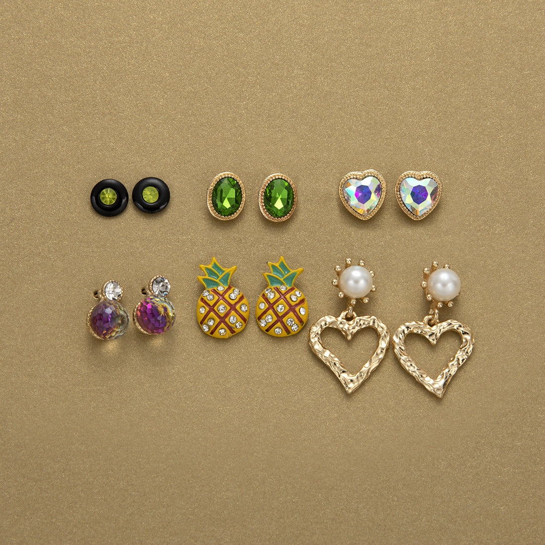 Scintillare by Sukkhi Attractive Gold Plated Stud & Dangle Earring Combo for Women