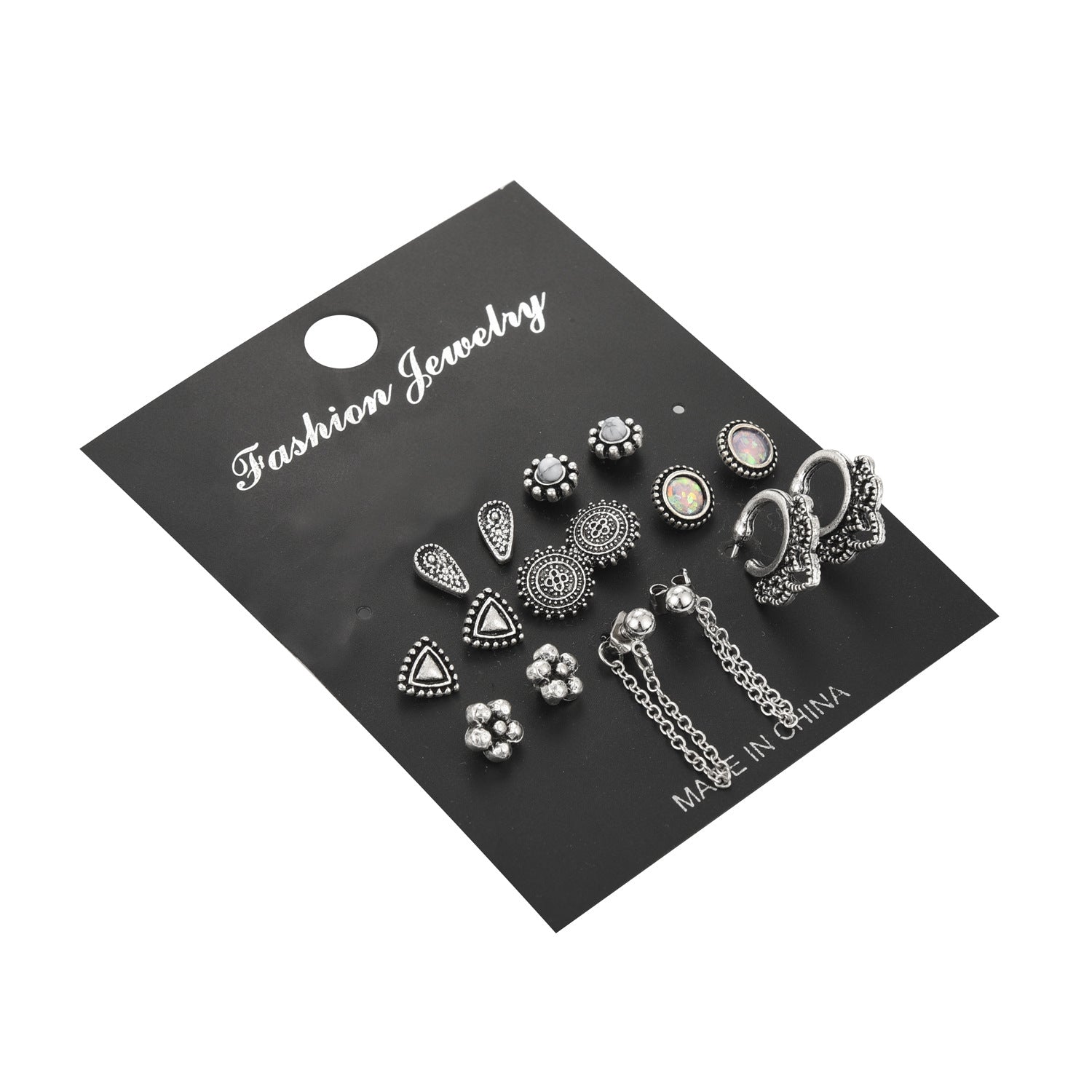 Scintillare by Sukkhi Exclusive Oxidised Stud & Dangle Earring Combo for Women