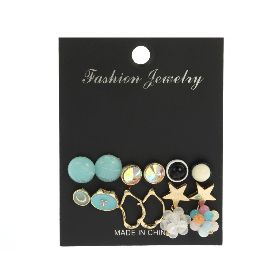 Scintillare by Sukkhi Spectacular Gold Plated Stud Earring Combo for Women