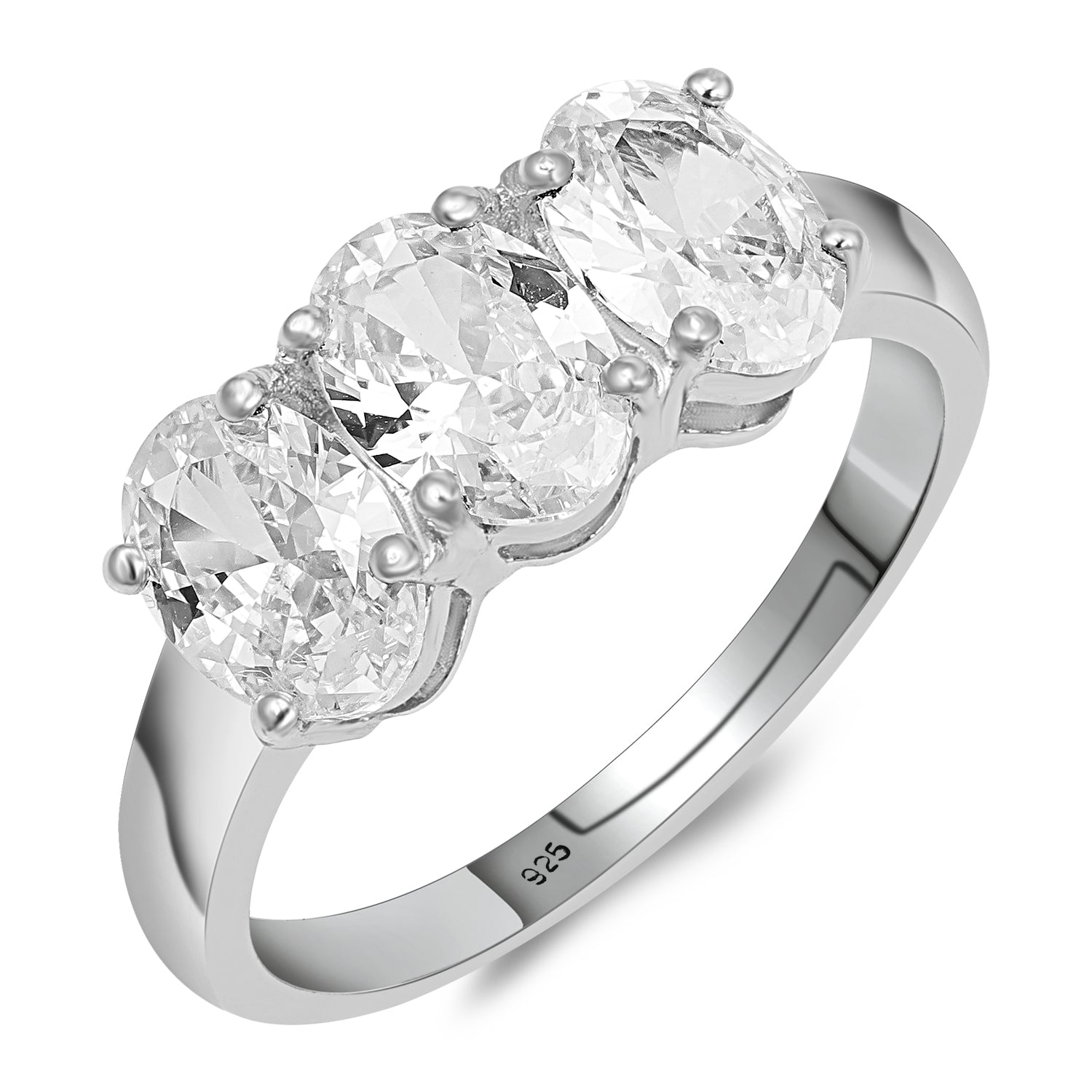 Pissara by Sukkhi Eye 925 Sterling Silver Cubic Zirconia Finger Ring For Women And Girls|with Authenticity Certificate, 925 Stamp & 6 Months Warranty