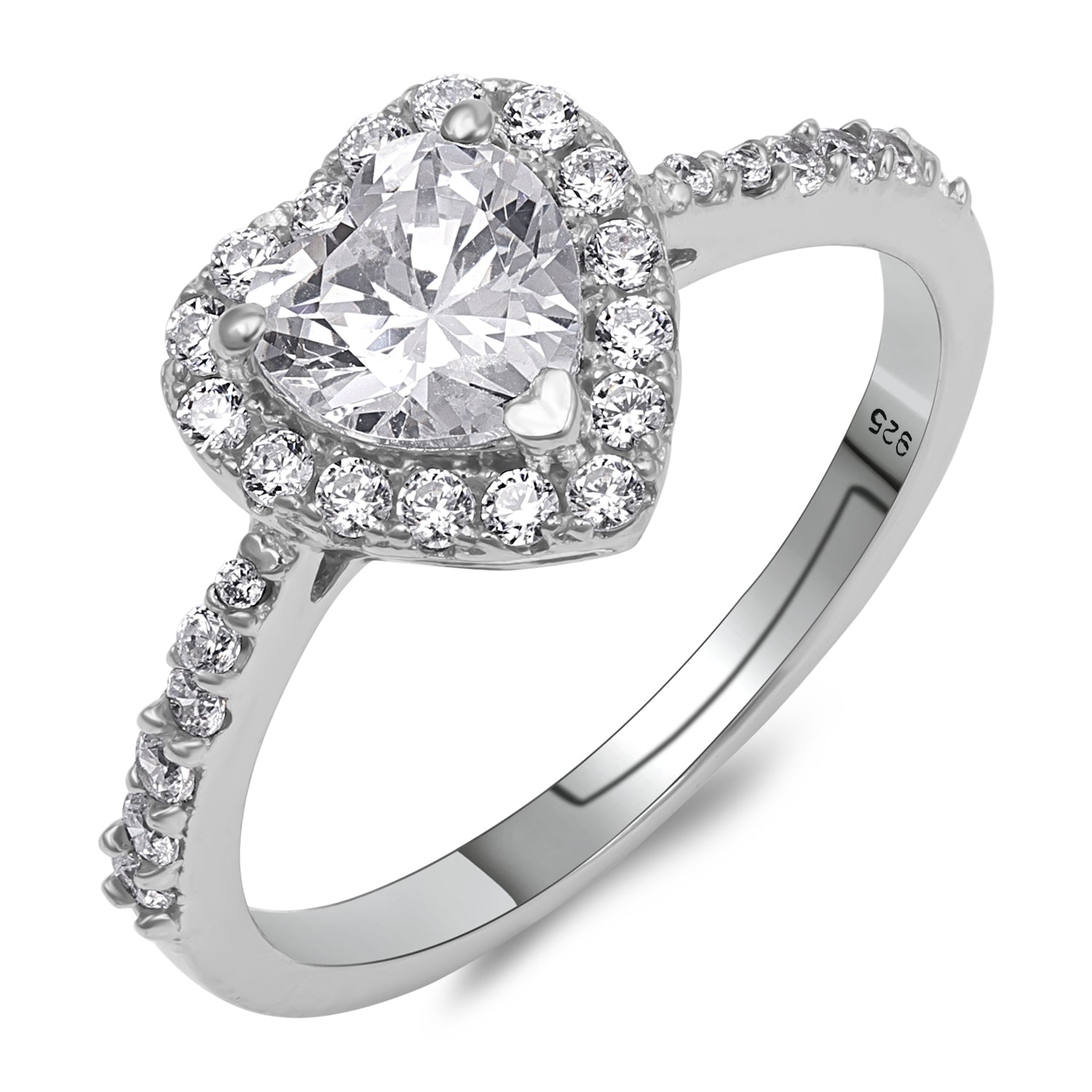 Pissara by Sukkhi Adorable 925 Sterling Silver Cubic Zirconia Finger Ring For Women And Girls|with Authenticity Certificate, 925 Stamp & 6 Months Warranty
