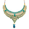 Sukkhi Delightful Gold Plated AD Collar Necklace Set For Women-1