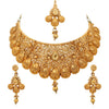 Sukkhi Incredible Classic Gold Plated Kundan Choker Necklace Set for Women