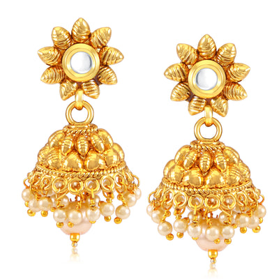 Sukkhi Astonish Jalebi Design Gold Plated Choker Necklace set For Women