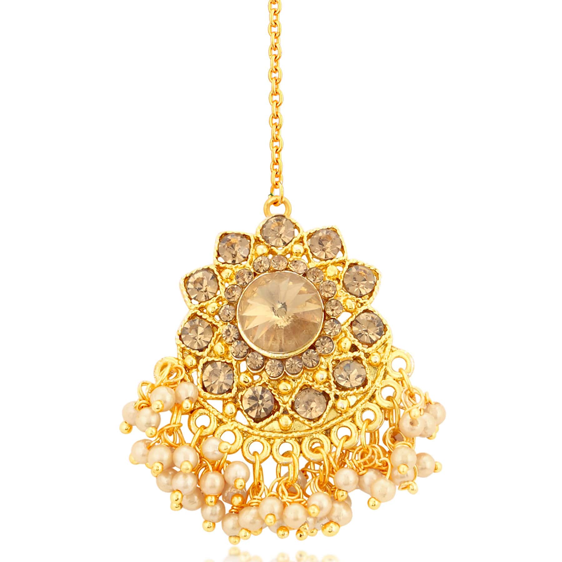 Sukkhi Traditional Gold Plated Choker Necklace Set for Women