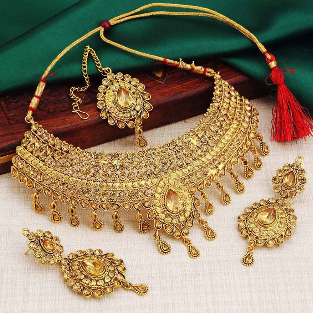 Buy Modish Choker Long Haram Necklace Set Online Sukkhi