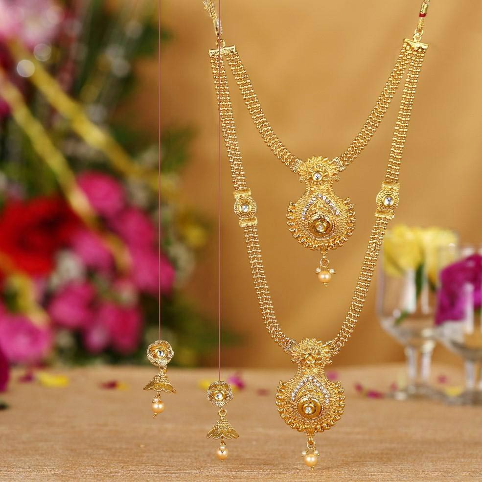 Sukkhi Traditional Gold Plated Necklace Set For Women