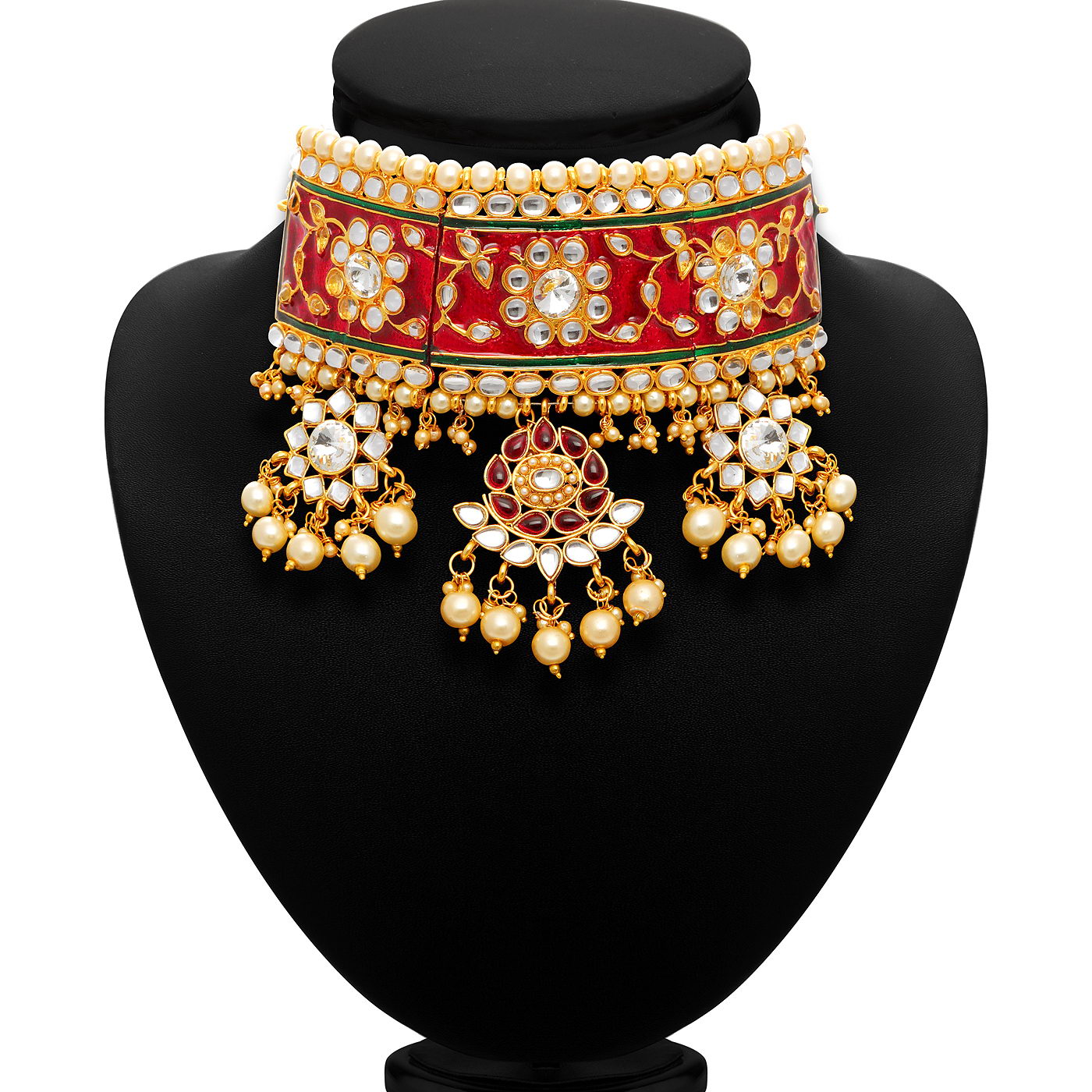 Sukkhi Padmavati Inspired Austrian Diamond choker necklace Set for Women