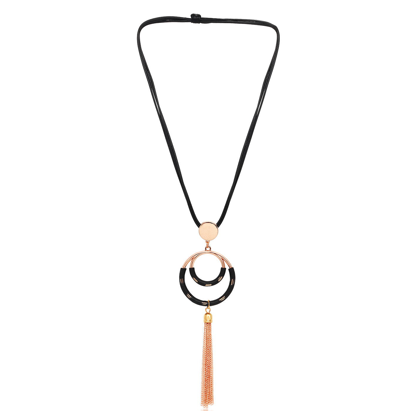 Sukkhi Brilliant Round Shaped Black Necklace for women