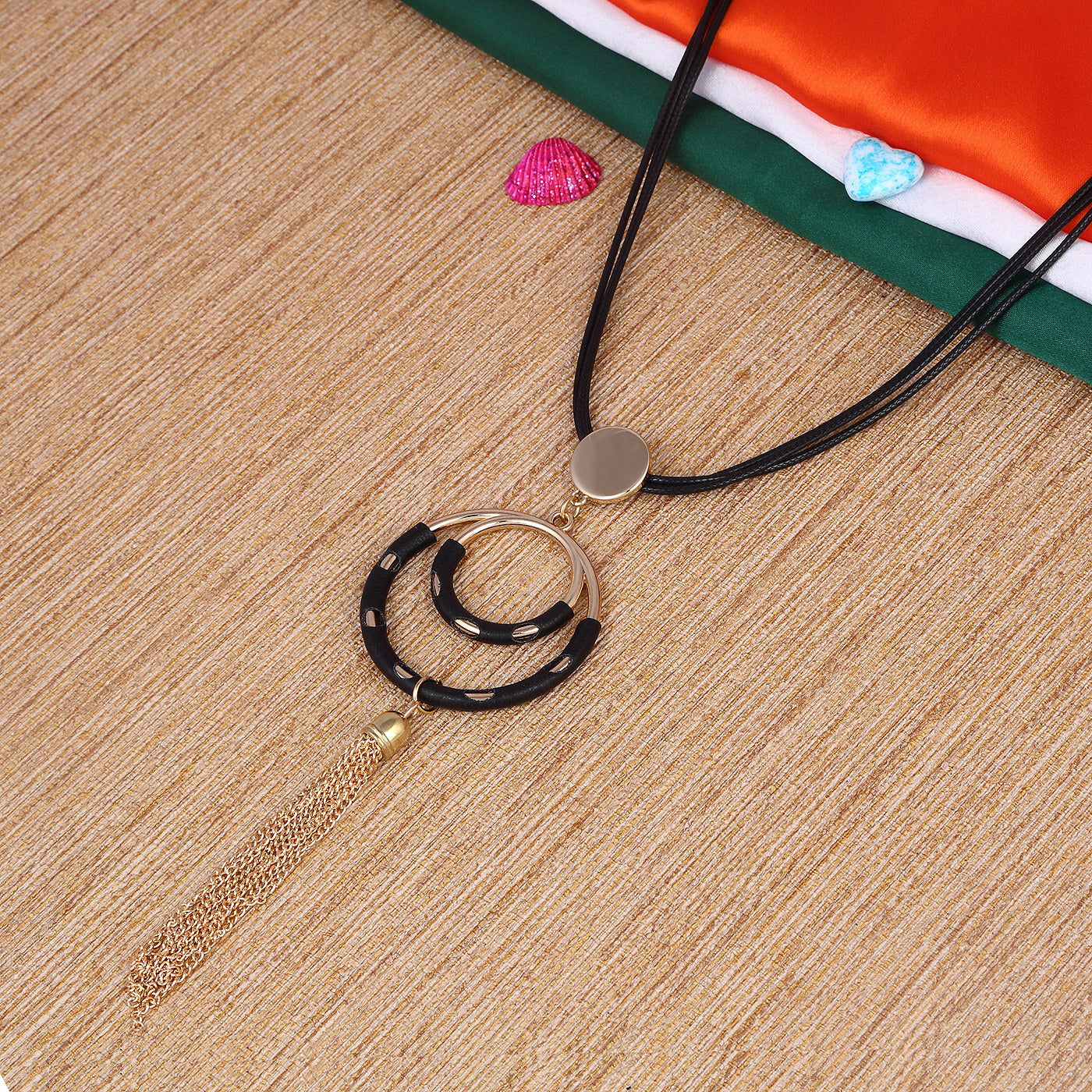 Sukkhi Brilliant Round Shaped Black Necklace for women