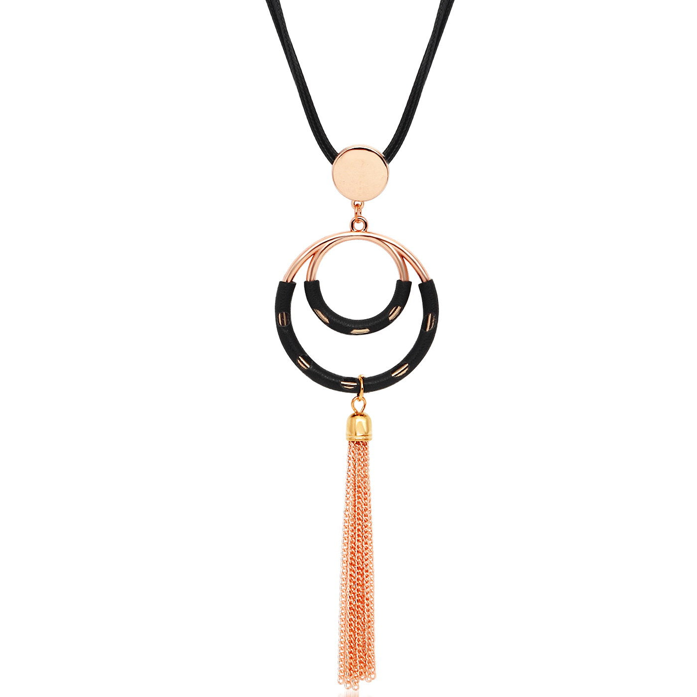 Sukkhi Brilliant Round Shaped Black Necklace for women