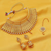 Sukkhi Exclusive Gold Plated Jalebi choker Necklace Set For Women