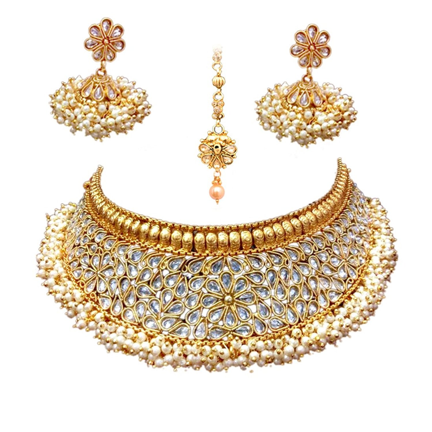 Gold Choker Necklace Flipkart Necklace Set Below 200 Flipkart