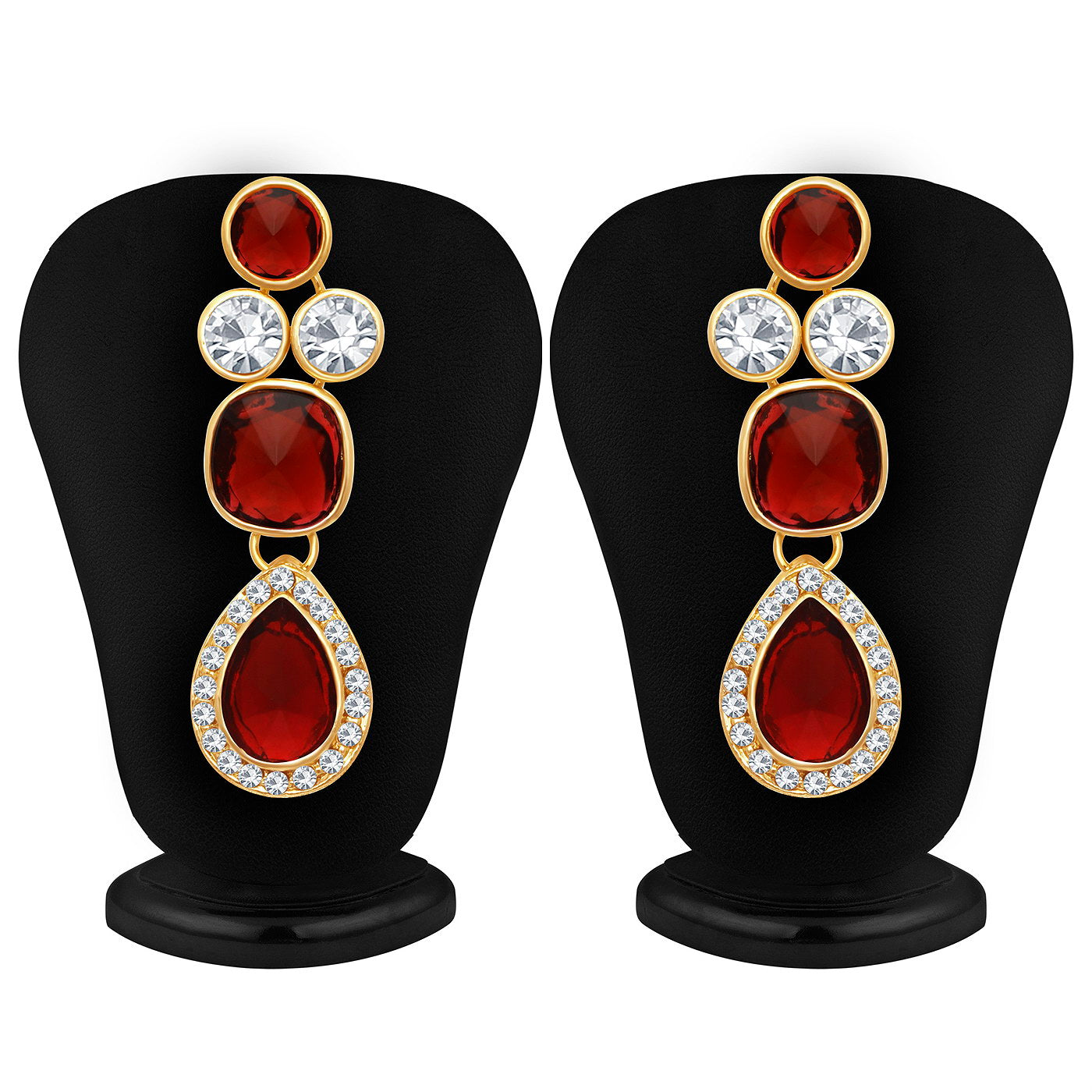 Sukkhi Modish Gold Plated Kundan Long Haram Necklace Set for Women