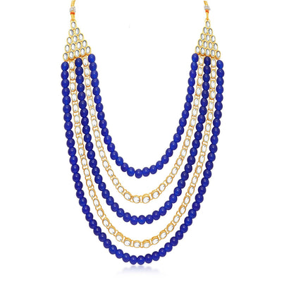 Trushi by Sukkhi Ritzy Gold Plated Necklace Set for Women