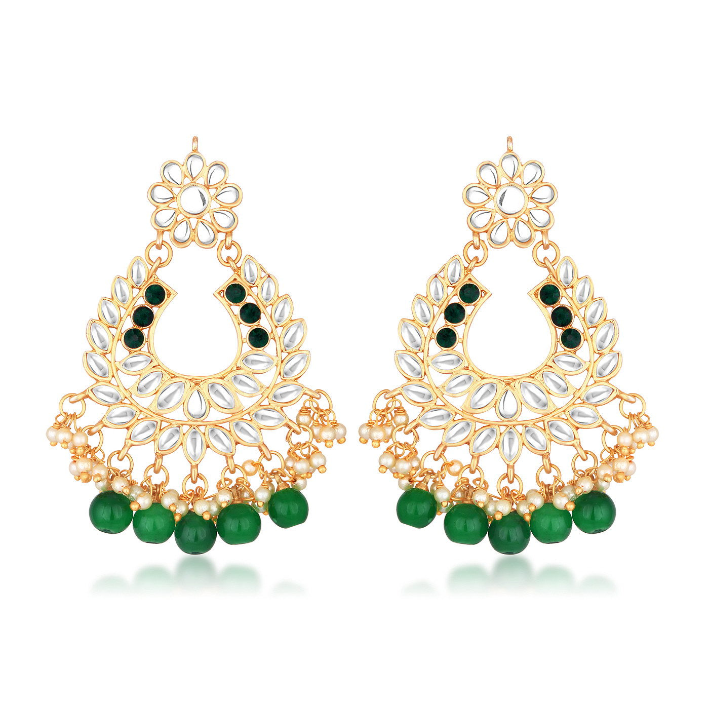 Trushi by Sukkhi Astonish Gold Plated Necklace Set for Women