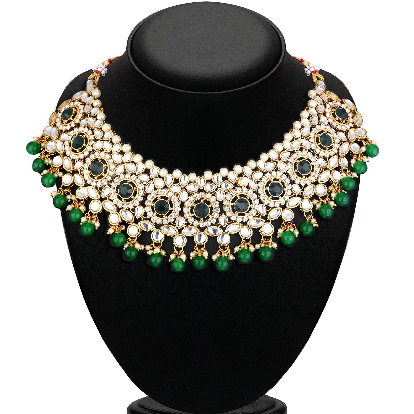 Trushi by Sukkhi Astonish Gold Plated Necklace Set for Women