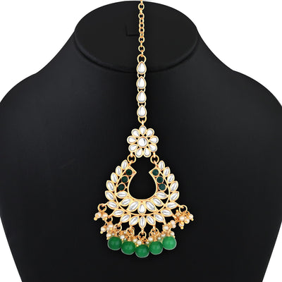 Trushi by Sukkhi Astonish Gold Plated Necklace Set for Women
