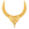 Sukkhi Gorgeous Alloy 24 Carat 1 Gram Gold Jewellery Necklace Set for Women
