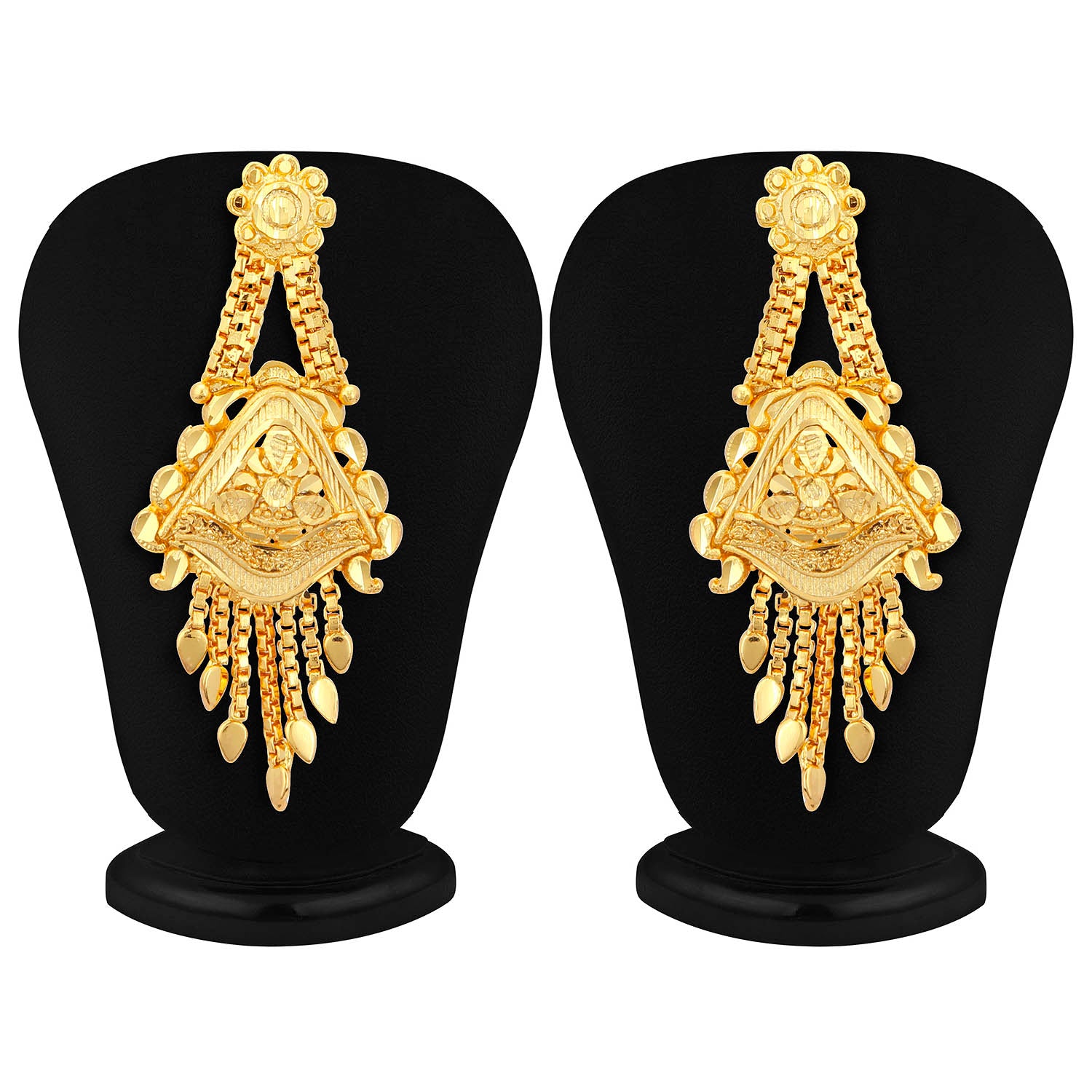 22K Yellow Gold Flattering & Multi-faceted Stud Earrings, 4 grams – Virani  Jewelers