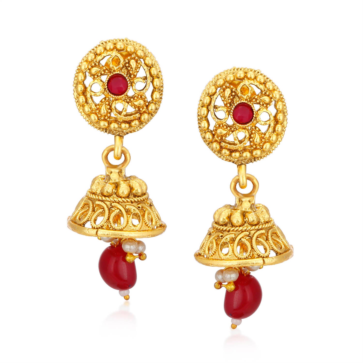 Sukkhi Ritzy Gold plated Alloy Long Haram Necklace Set for Women