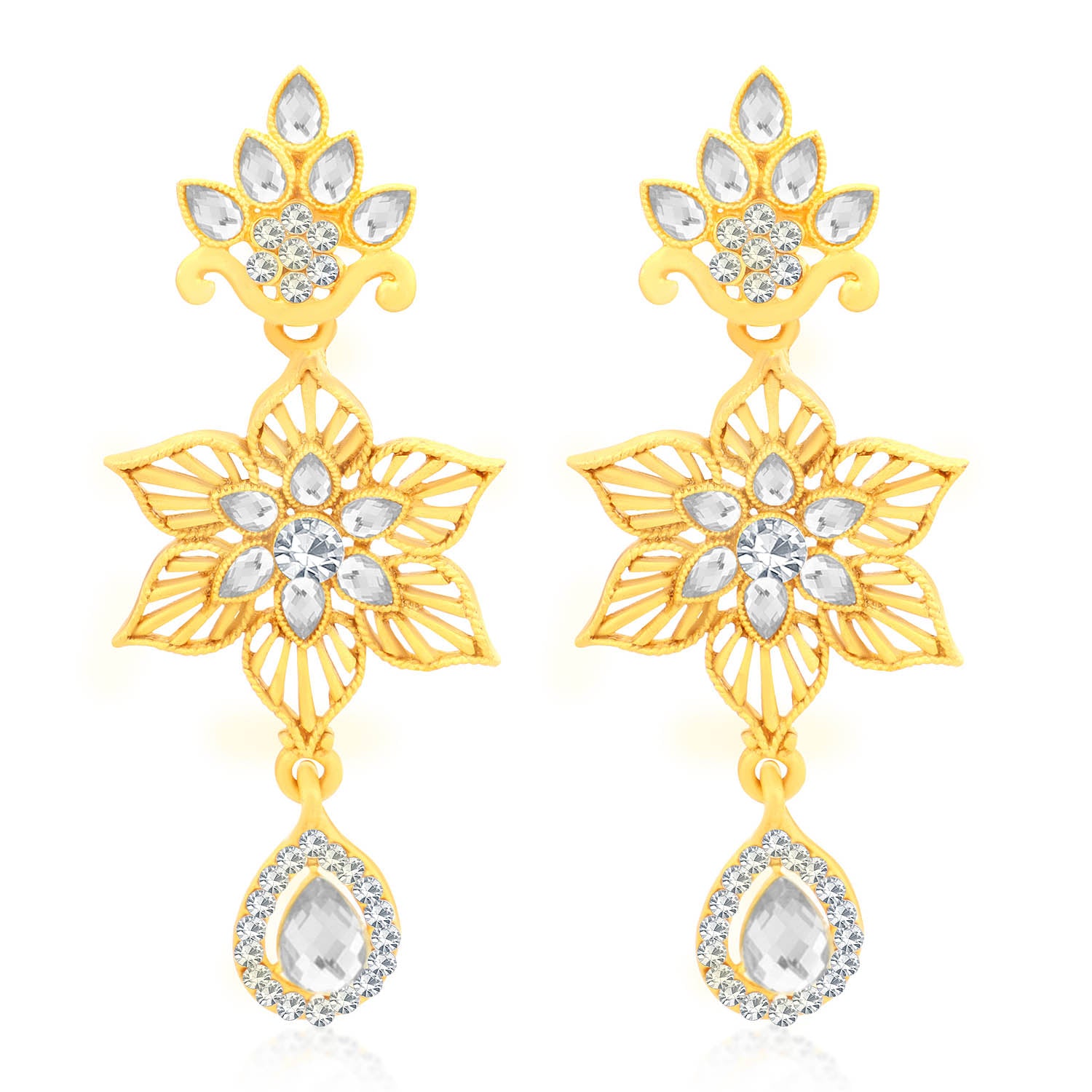 Sukkhi Elegant Gold Plated Kundan Choker Necklace Set For Women