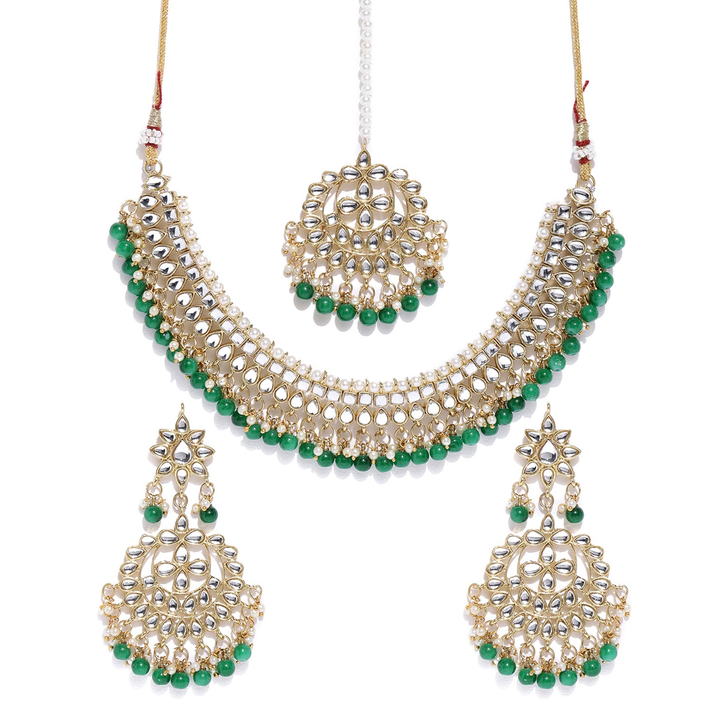 Sukkhi Ritzy Kundan Gold Plated Choker Neckalce Set for Women