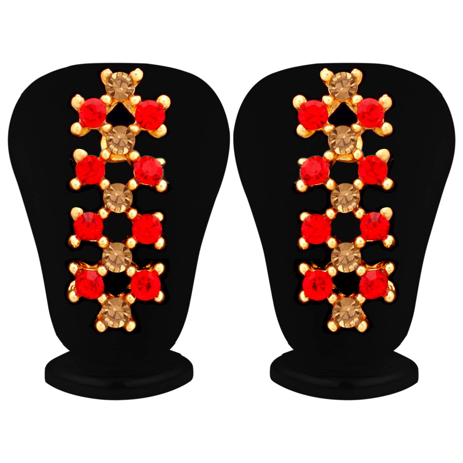 Sukkhi Divine LCT and Red Stone Gold Plated Necklace Set for Women