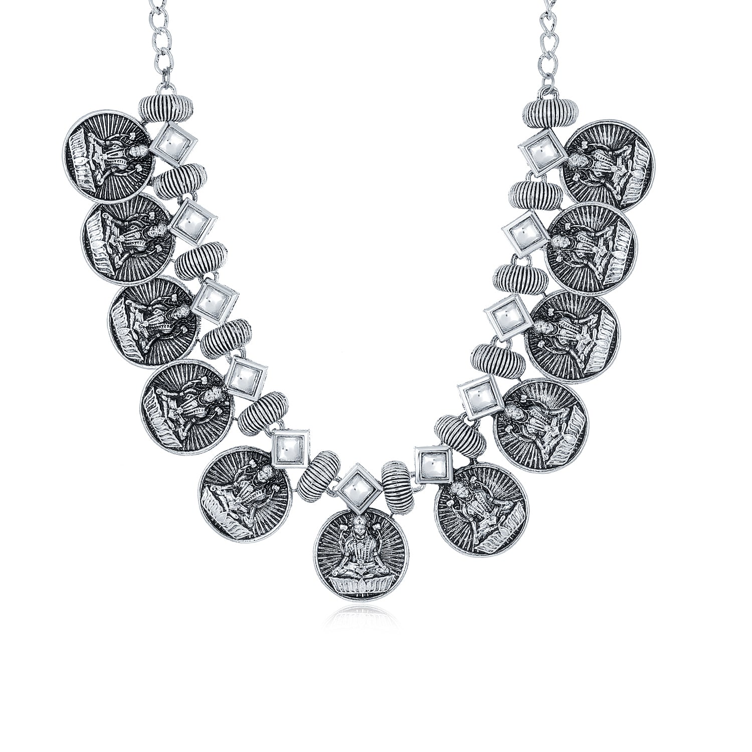 Sukkhi Marquise Oxidised Necklace Set for Women