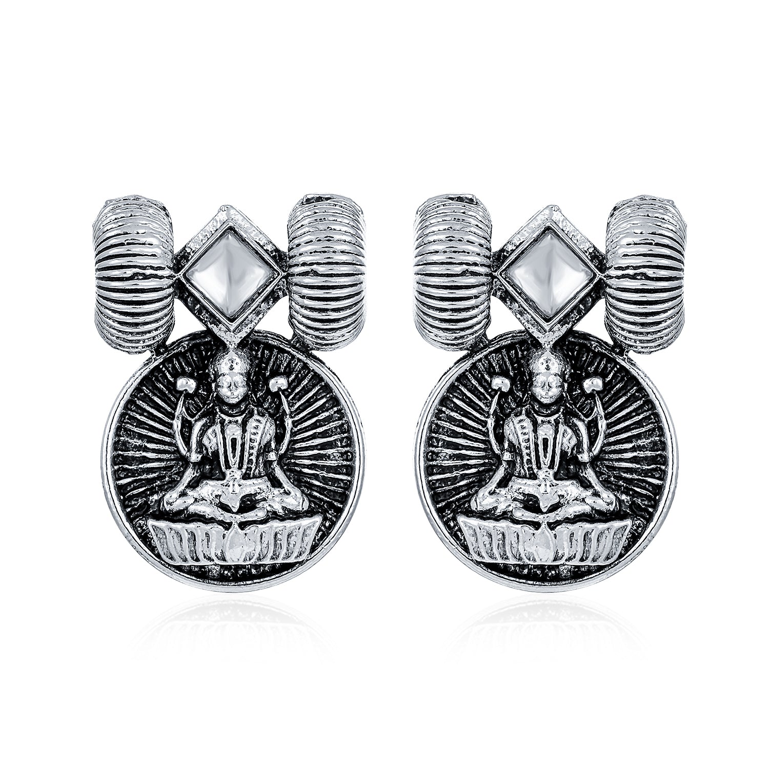 Sukkhi Marquise Oxidised Necklace Set for Women