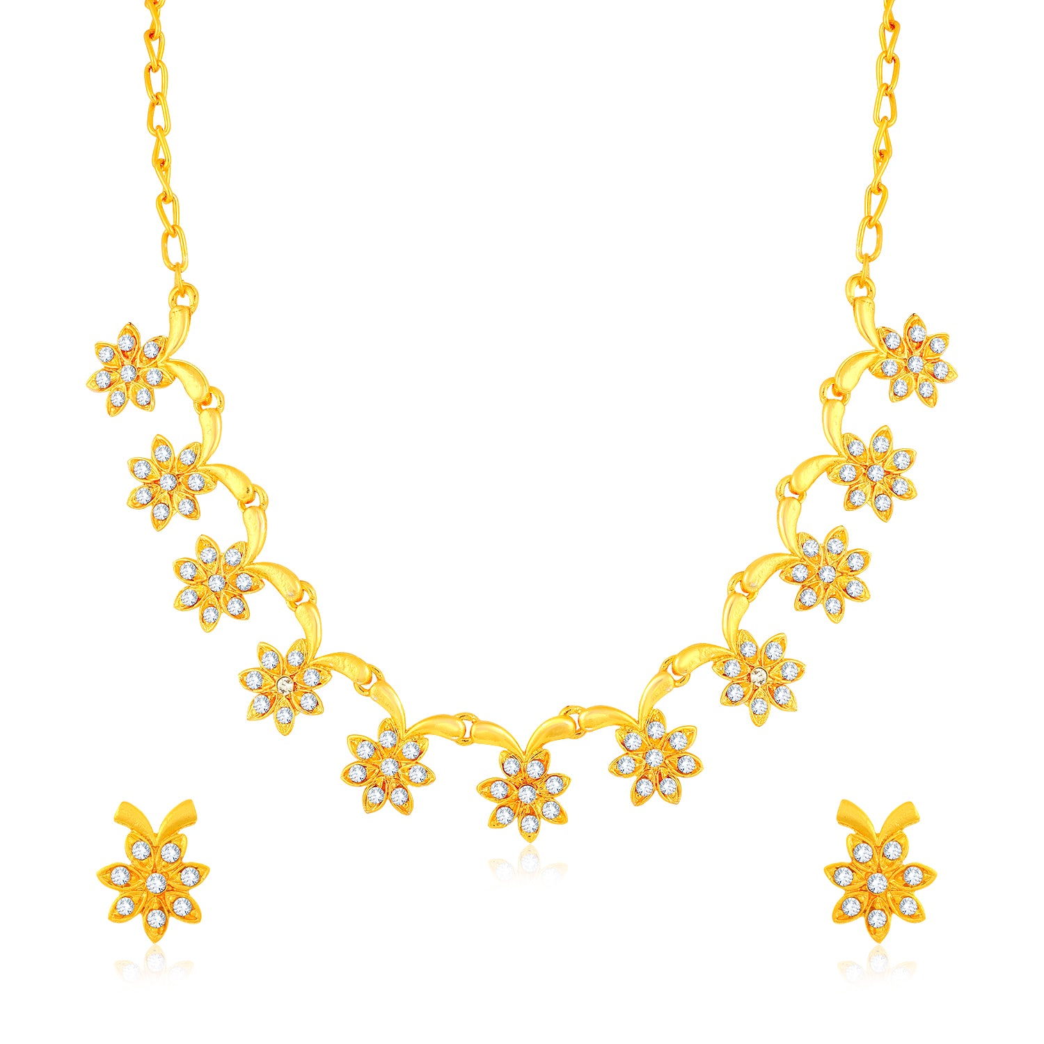 Sukkhi Ravishing Gold Plated Necklace Set for Women