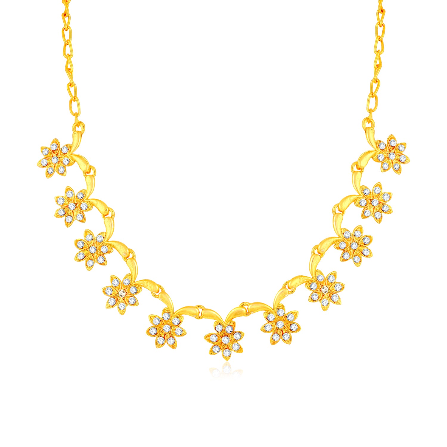 Sukkhi Ravishing Gold Plated Necklace Set for Women