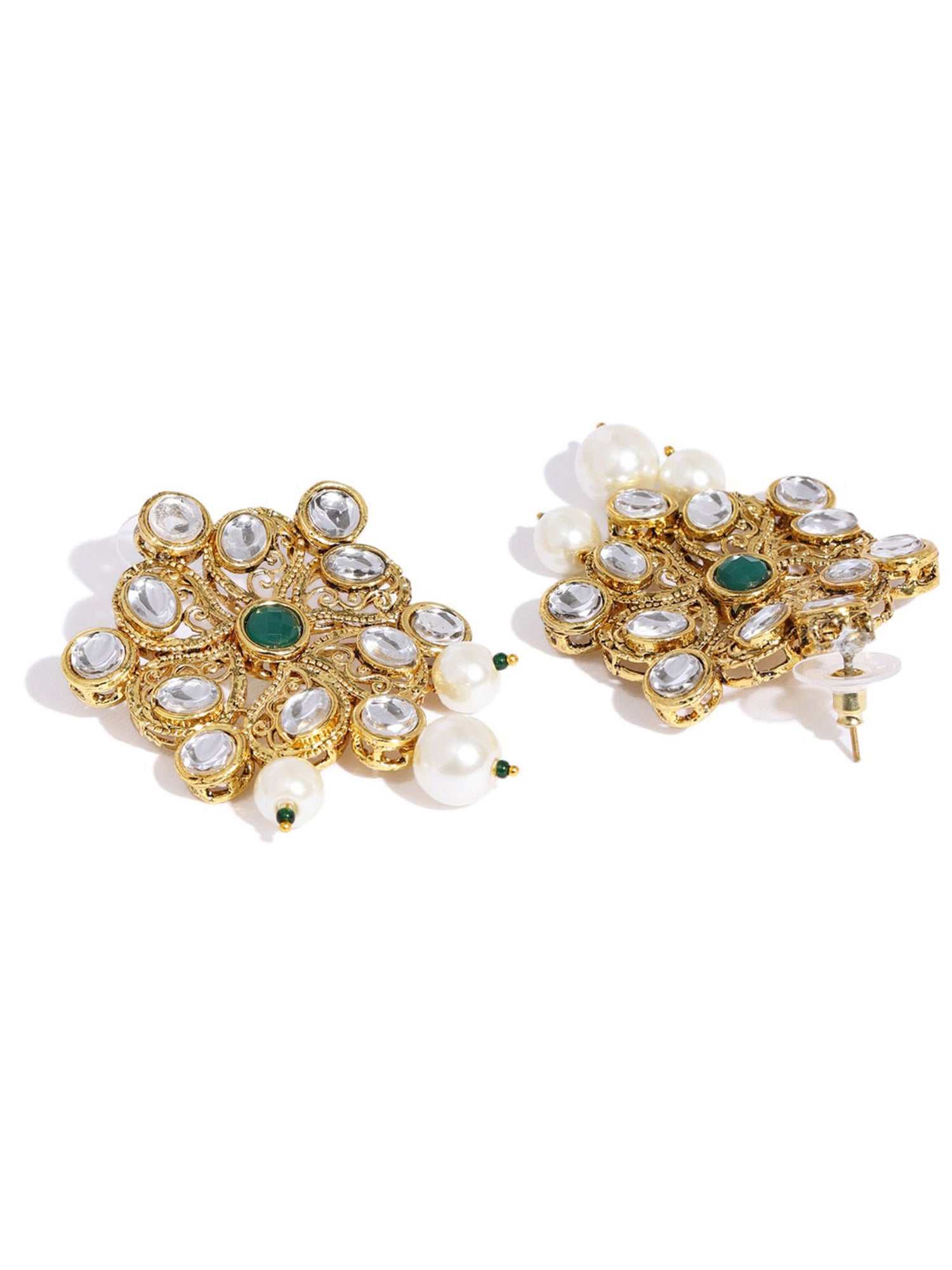 Sukkhi Ravishing Kundan Gold Plated Pearl Choker Necklace Set for Women