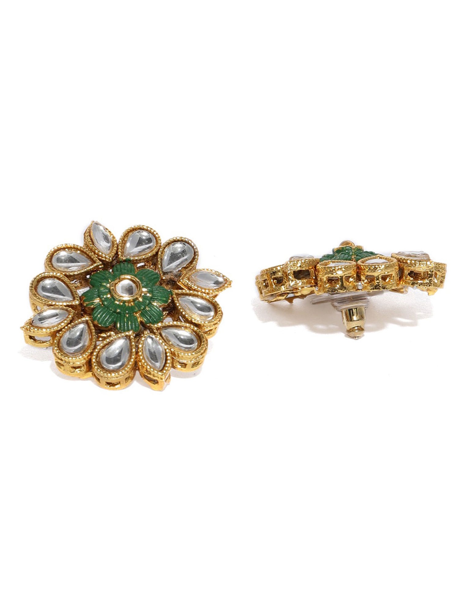 Sukkhi Lavish Kundan Gold Plated Pearl Choker Necklace Set for Women