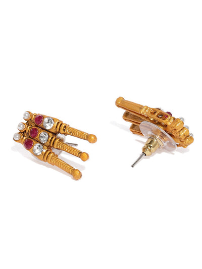 Sukkhi Sensational Gold Plated Austrian Diamond Choker Necklace Set for Women