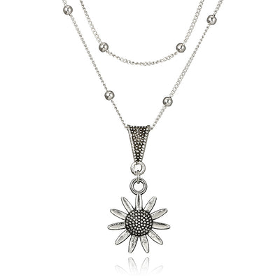 Scintillare by Sukkhi Ritzy Floral Oxidised Necklace for Women