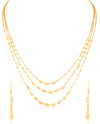Sukkhi Brilliant String Gold Plated Necklace Set for Women