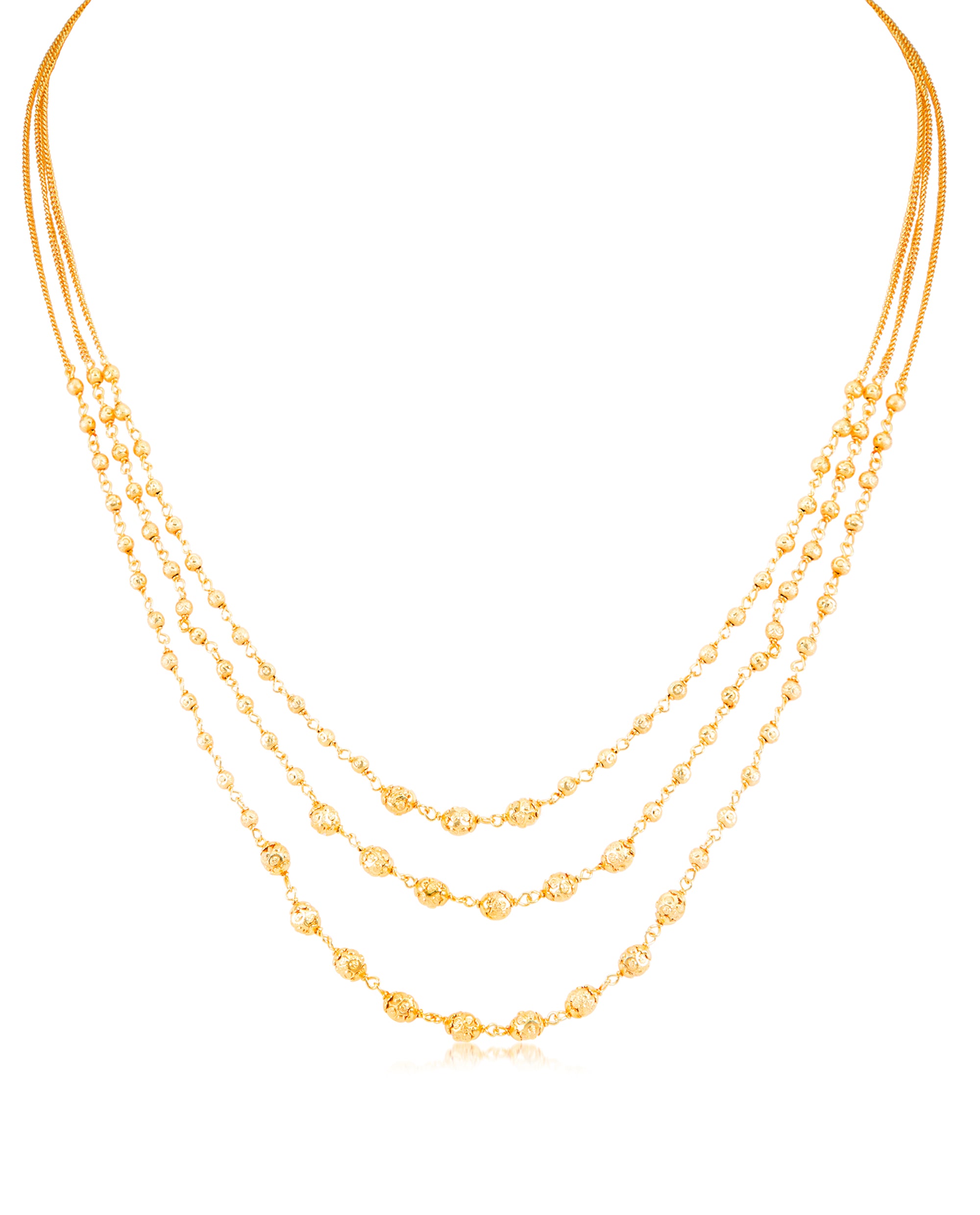 Sukkhi Brilliant String Gold Plated Necklace Set for Women