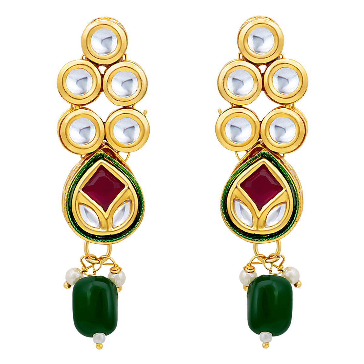 Sukkhi Modern Gold Plated Choker Necklace Set For Women (NS100453)