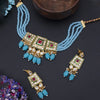 Sukkhi Ethnic Designer Gold Plated Choker Necklace Set For Women