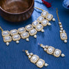 Sukkhi Eye Catchy Gold Plated Choker Necklace Set for Women