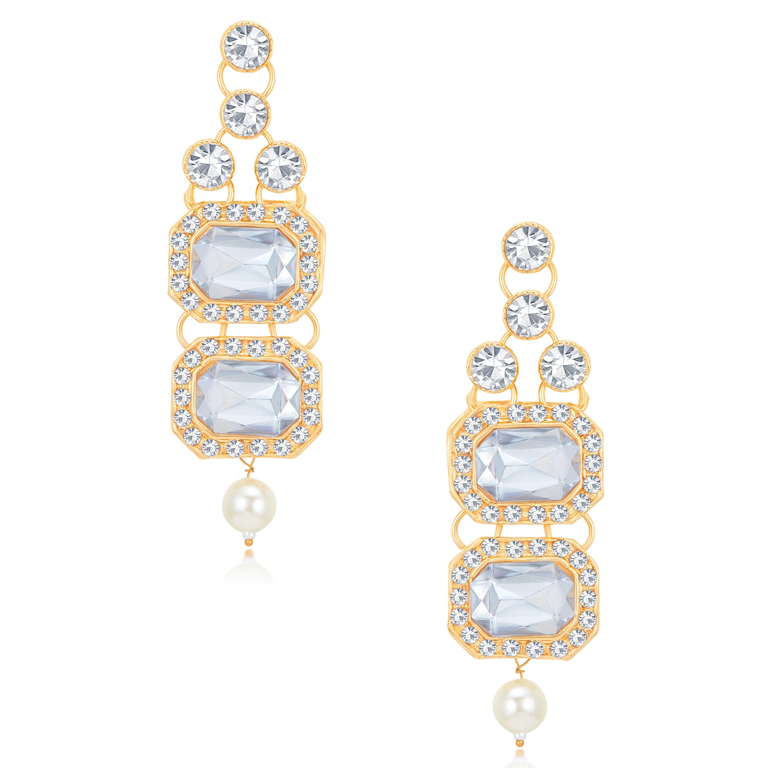 Sukkhi Eye Catchy Gold Plated Choker Necklace Set for Women