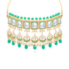 Sukkhi Elegant Gold Plated Meenakari Choker Necklace Set for Women