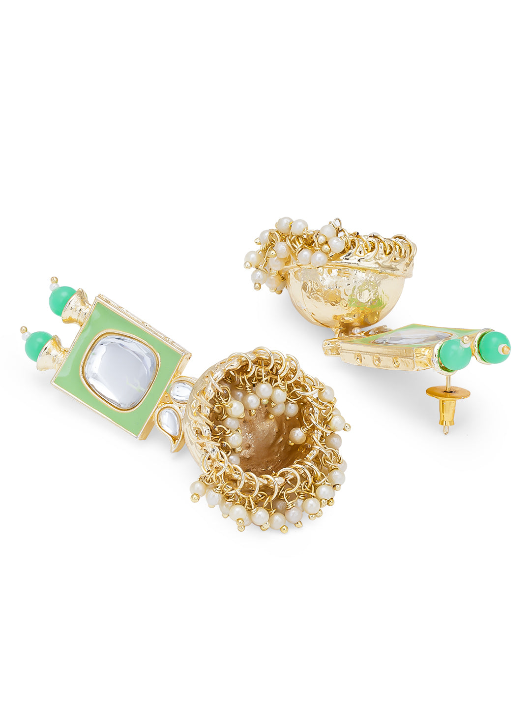 Sukkhi Elegant Gold Plated Meenakari Choker Necklace Set for Women