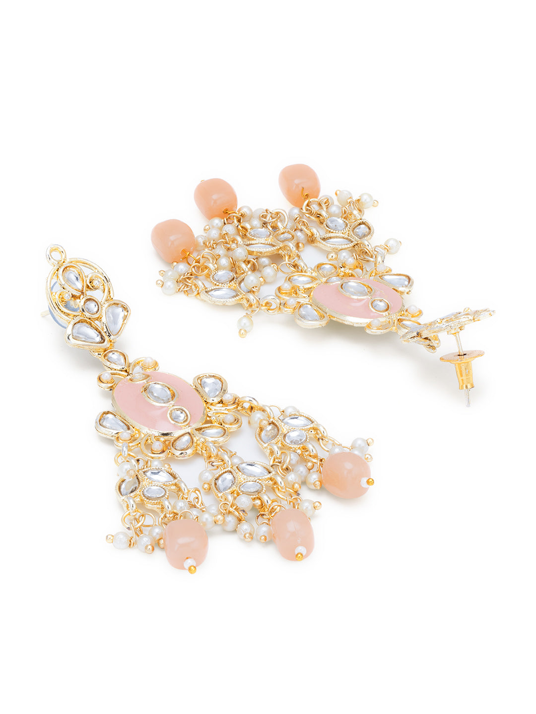 Sukkhi Divine Gold Plated Meenakari Choker Necklace Set for Women